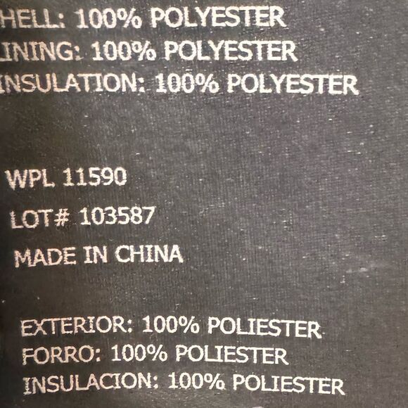 Weatherproof Black Ultra Tech Removable Fleece Lined Hood Jacket Coat. Small. - Picture 11 of 14